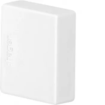 Hager LF2002069016 endestykke, trafikhvid, til 60x20 mm kabelkanal
