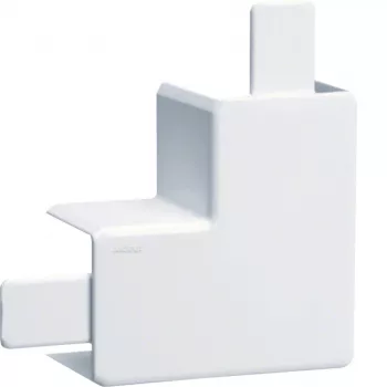 Hager TEH LFF2003559016 fladvinkel, halogenfri, til LF/LFF 20x33 mm, hvid