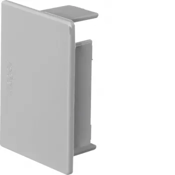 HAGER LF4006067035 Endestykke, halogenfri, lysegrå, 60x60 mm