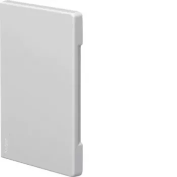 Hager BR8513069016 Endestykke snitafdækning trafikhvid til 130x60 mm kanal