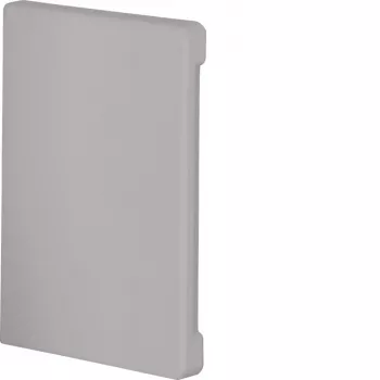 Hager BR6510067035 endestykke til 100x68 mm kabelkanal, lysegrå