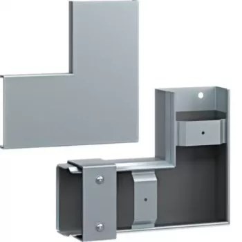 Hager FWK-Plus fladvinkel 60x100 mm varmgalvaniseret stål til brandbeskyttelses-kabelbakker FWKP601005VERZ
