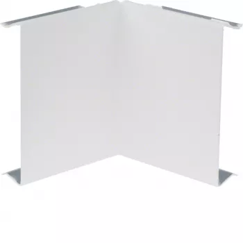 HAGER BRS0802I9016 indvendig hjørnedæksel, stålplade, trafikhvid RAL 9016, til 80x20 mm BR-kanal