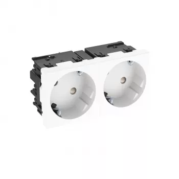 OBO BETTERMANN STD-D3SC RW2 stikkontakt 33° 2-fach Schuko Connect 45 6120483