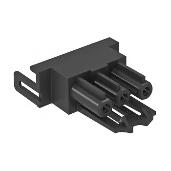 OBO Bettermann BTA-SKS S1 SW stikkontaktadapter lige sort 6117190