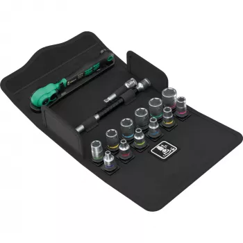 Wera 8100 SA 13 Zyklop Speed topnøglehoved 1/4 inch fatning, 152 mm, chrom-vanadium 05004022001