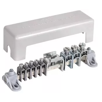 DEHN potentialudligningsskinne 563020 - 5x2,5-25 mm², 3x16-95 mm², 100 kA