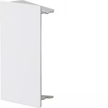 Hager LFS afslutningsstykke, stålplade, trafikhvid RAL 9016, til 60x100 mm kabelkanal LFS6010069016