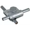 DEHN flerfunktions-tilslutningsklemme 390050, rund 8-10 mm, varmgalvaniseret stål
