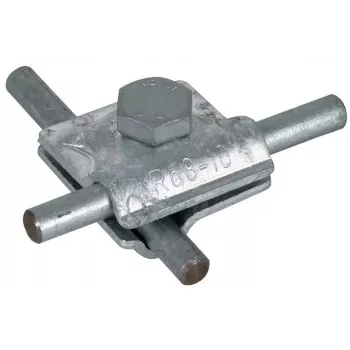 DEHN flerfunktions-tilslutningsklemme 390050, rund 8-10 mm, varmgalvaniseret stål