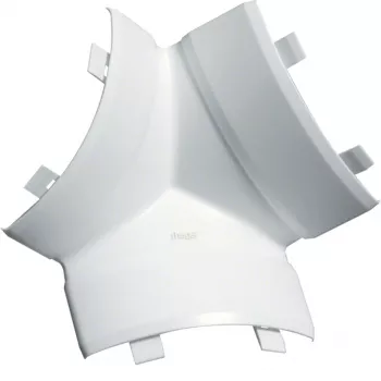 HAGER EK4004089016 T-stykke trafikhvid til 40x40 mm kabelkanal
