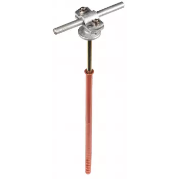 DEHN 273742 lederholder til rundwire 7-10 mm, varmforzinket stål