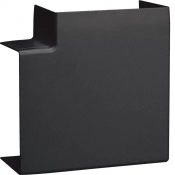 Hager LFF6011059011 fladvinkel snitdæksel grafit sort til 60x110 mm kanal