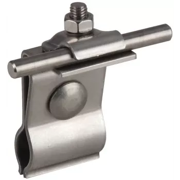 DEHN taglederholder til metalttage, rustfrit stål, 8 mm rundtråd, klembefæstelse, 223010