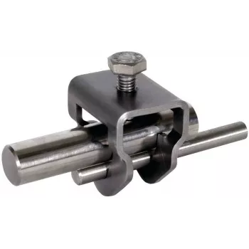 DEHN TE tilslutningsklemme NIRO til rundstang Ø20 mm og rundtråd Ø10 mm, rustfrit stål V2A (630129)