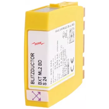 DEHN BXT ML2 BDS24 kombi-lynstrøm- og overspændingsafledermodul type 2 24V DC 2-polet DIN-skinne 920244