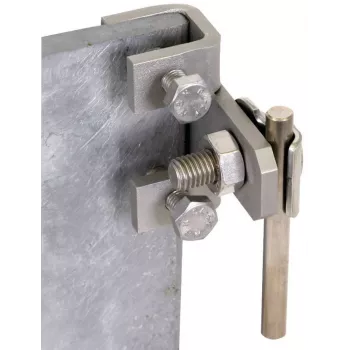 DEHNclip potentialudligningsklemme 372219 horisontal rustfrit stål til runde 8-10 mm og flade 30x3,5 mm ledere