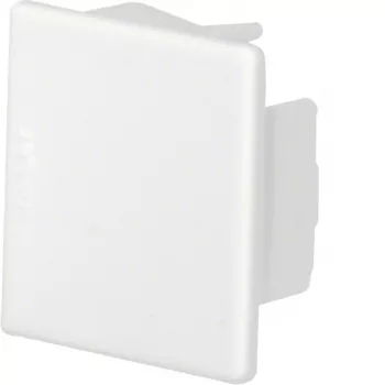 HAGER LF3003069016 endestykke til 30x30 mm kabelkanal, trafikhvid (RAL 9016)
