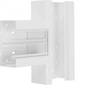 HAGER TEH BR6513089016 T-stykke til underdel-overdel 80 mm trafikhvid (BR6513089016)
