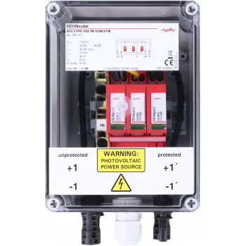 DEHN DCU 2 YPV 1100 1S MC4 FM DCU 2 FM GAK type 2 overspændingsbeskyttelsesenhed til PV-anlæg (900911,0)