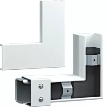 HAGER FWKP6006059016 fladvinkel FWK-Plus 60x60 mm hvid