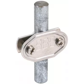 DEHN NS 16 7SEG AL NS 16 aluminiumstalplade, præget, 7-cifret, 16 mm leder, natur aluminium 484001
