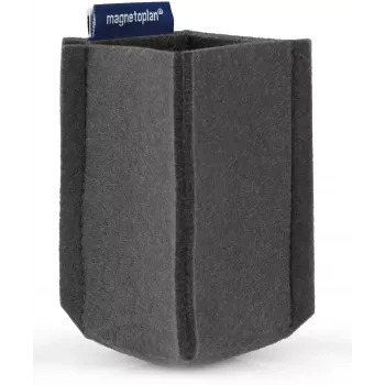 magnetoplan magnetoTray lille penneholder, grå filt, 100% genanvendt PET, magnetisk 1227601