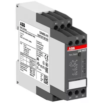 ABB CM-MSS.41S 1SVR730712R1200 Motor Protection Relay, 24-240 V AC/DC, 2 C/O