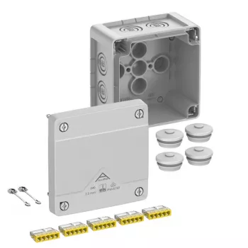 Spelsberg Abox Pro 040-2,5² IP66 forgreningsdåse, 5-polet, grå 40243001