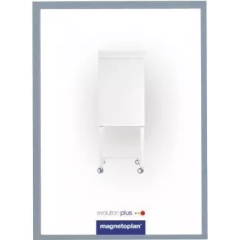 magnetoplan magnetofix Magnetic Frame A4, Silver 1130332