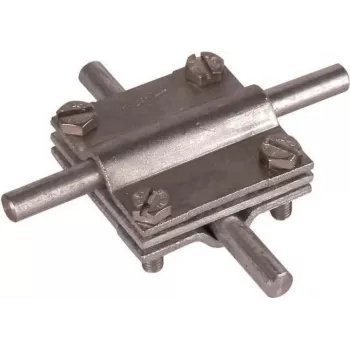 DEHN 314310 krydsforbinder med mellemplade, stål varmforzinket