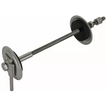 DEHN jordings-/væggennemføring 478450, 500-700 mm vægtykkelse, 720 mm længde, rustfrit stål