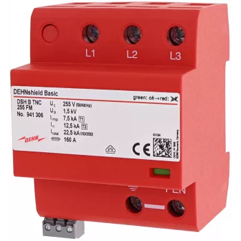 DEHN 941306 DEHNshield DSH B TNC 255 FM anvendelsesoptimeret kombiaflejder