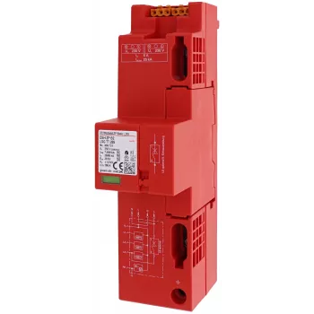 DEHN DSH ZP B2 LSG TT 255 type 1+2 kombi-overspændingsafleder 4-polet 255V 909731