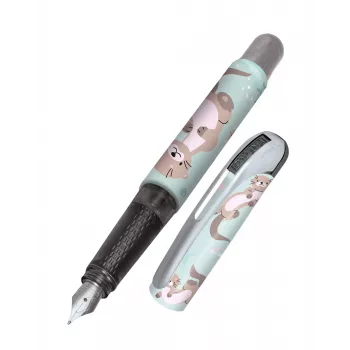 ONLINE College Otter fyldepen medium spids flerfarvet 12643/3D
