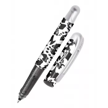 ONLINE Rollerball College Flowers pen, 0,7 mm, blåt blæk 12657/3D