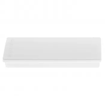 Magnetoplan 1665100 Rektangulær magnet, fuldkern ferrit, holdekraft ca. 1,3 kg, hvid