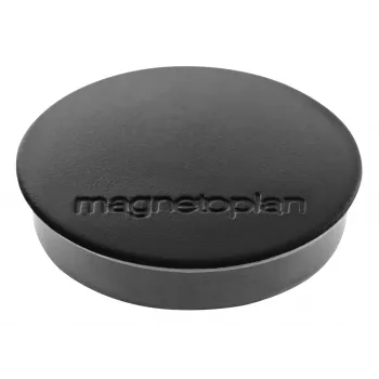 MAGNETOPLAN HOLTZ Discofix Round Magnet Standard Black, Ferrite Core, 0.7 kg Holding Force, 30 mm, 10-Pack 1664212