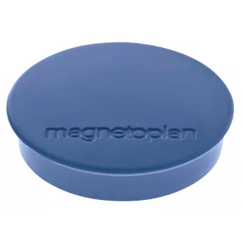 MAGNETOPLAN HOLTZ Discofix rund magnet standard, mørkeblå, fuldkern ferrit, 0,7 kg holdekraft, 10 stk (1664214)