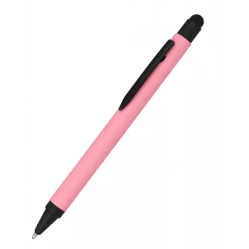 ONLINE SCHREIBGERÄTE ALU stylus kuglepen pink, blå blæk, 1 stk (32121/3D)