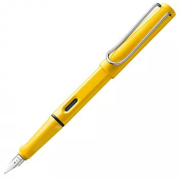 LAMY Safari fyldepen gul - medium fjer 1208112