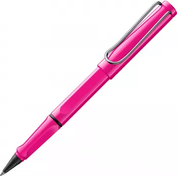LAMY safari rollerball pen pink med blåt blæk (1240195)