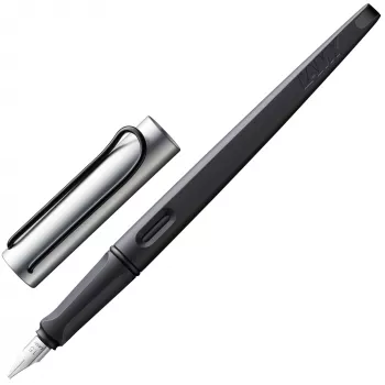 LAMY joy 011 AL fyldepen sort/aluminium bred dyse (1215881)