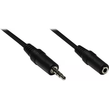 Good Connections AS-35V2 lydforlængerkabel 3,5mm jackstik til bøsning 2m sort