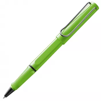 LAMY Safari Rollerball-pen grøn med ergonomisk greb og metalclip 1230640