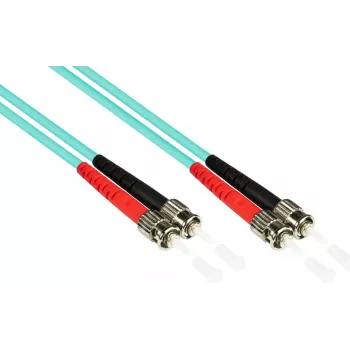 GoodConnections LW-815ST3 OM3 duplex multimode fiber-patchkabel, ST/ST, 50/125, 15 m