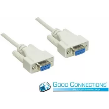 Good Connections 4609-FF2 serielt kabel, 9-polet hun til hun 1:1, 1,8 m