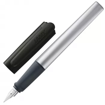 LAMY nexx fyldepen sort/sølv A begynderspids 1235827