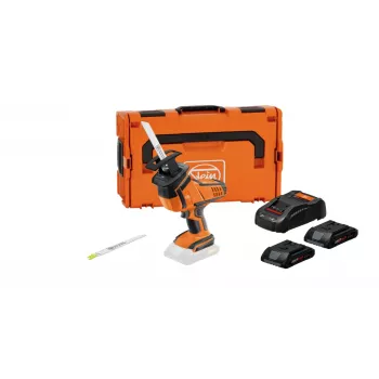 FEIN ASAS 18-21 K AS sæt batteri-sabelssav 18 V 4 Ah med 2 batterier, oplader og kuffert 71330162000
