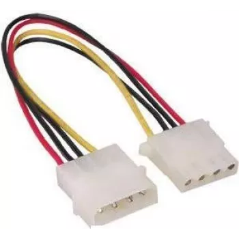 GoodConnections 5,25 inch 4-pin Molex strømforlængerkabel, intern, 20 cm (5021-4VL)